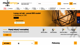 What Multilampy.pl website looked like in 2020 (4 years ago)