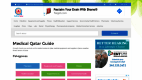 What Medical-qatar.com website looked like in 2020 (4 years ago)