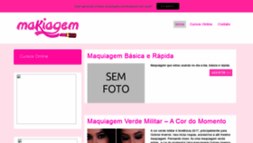 What Makiagem.com.br website looked like in 2020 (4 years ago)