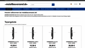 What Metallbauversand.de website looked like in 2020 (4 years ago)