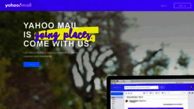 What Mail.yahoo.com website looked like in 2020 (4 years ago)