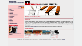 What Materialesnavarro.es website looked like in 2020 (4 years ago)