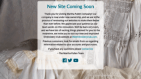 What Marthapullen.com website looked like in 2020 (4 years ago)