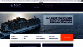 What Msckreuzfahrten.ch website looked like in 2020 (4 years ago)
