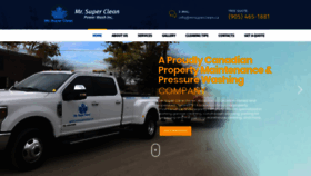 What Mrsuperclean.ca website looked like in 2020 (4 years ago)