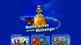 What Mathetiger.de website looked like in 2020 (4 years ago)