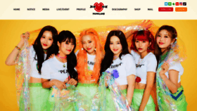 What Momoland.jp website looked like in 2020 (4 years ago)