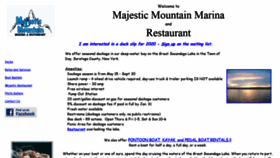 What Majesticmountainmarina.com website looked like in 2020 (4 years ago)