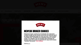 What Meny.dk website looked like in 2020 (4 years ago)