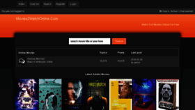 What Movies2watchonline.com website looked like in 2020 (4 years ago)