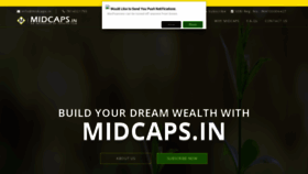 What Midcaps.in website looked like in 2020 (4 years ago)