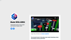 What Madewitharkit.com website looked like in 2020 (4 years ago)