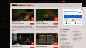 What Minecraftmods.org website looked like in 2020 (4 years ago)
