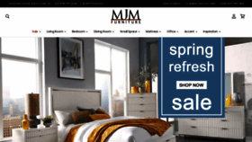 What Mjmfurniture.com website looked like in 2020 (4 years ago)