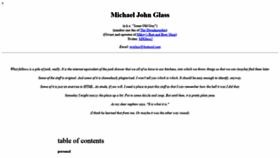 What Mjglass.ca website looked like in 2020 (4 years ago)
