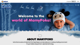 What Mamypoko.co.in website looked like in 2020 (4 years ago)