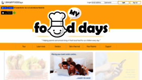 What Myfooddays.com website looked like in 2020 (4 years ago)