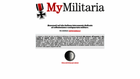 What Mymilitaria.it website looked like in 2020 (4 years ago)