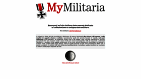 What Mymilitaria.it website looked like in 2020 (5 years ago)