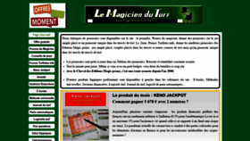 What Magicien-du-turf.biz website looked like in 2020 (4 years ago)