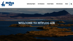 What Myflug.is website looked like in 2020 (4 years ago)