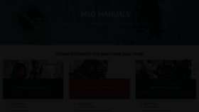 What Msdmanuals.com website looked like in 2020 (4 years ago)