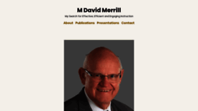 What Mdavidmerrill.com website looked like in 2020 (4 years ago)