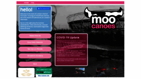 What Moocanoes.com website looked like in 2020 (4 years ago)