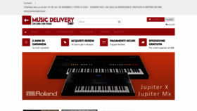 What Musicdelivery.net website looked like in 2020 (4 years ago)