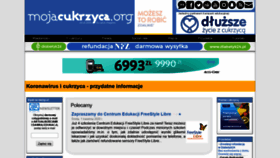 What Mojacukrzyca.org website looked like in 2020 (4 years ago)