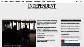 What Marshallindependent.com website looked like in 2020 (5 years ago)