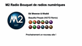 What M2radio.fr website looked like in 2020 (4 years ago)