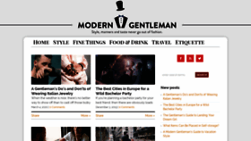 What Moderngentlemanmagazine.com website looked like in 2020 (4 years ago)