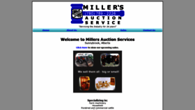 What Millersauctionservice.com website looked like in 2020 (4 years ago)