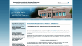 What Maplemedpeds.com website looked like in 2020 (4 years ago)