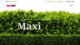 What Maxi-turf.com website looked like in 2020 (4 years ago)