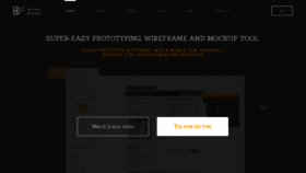 What Mockupbuilder.com website looked like in 2020 (4 years ago)