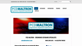 What Maltron.com website looked like in 2020 (4 years ago)