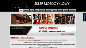What Motoozga.pl website looked like in 2020 (4 years ago)