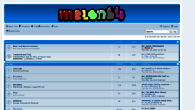 What Melon64.com website looked like in 2020 (4 years ago)