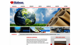 What Mabsan.com website looked like in 2020 (4 years ago)