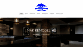 What Makremodelingservices.com website looked like in 2020 (4 years ago)