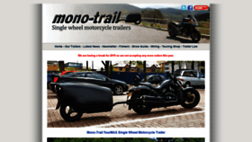 What Mono-trail.co.uk website looked like in 2020 (4 years ago)