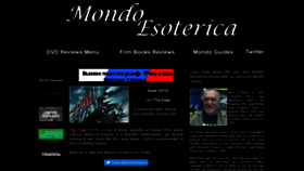 What Mondo-esoterica.net website looked like in 2020 (4 years ago)