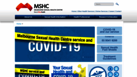 What Mshc.org.au website looked like in 2020 (4 years ago)