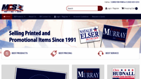 What Mycampaignstore.com website looked like in 2020 (4 years ago)