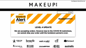 What Makeup.co.nz website looked like in 2020 (4 years ago)