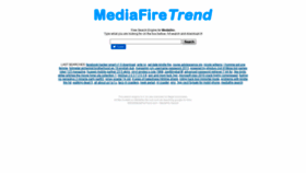 What Mediafiretrend.com website looked like in 2020 (4 years ago)
