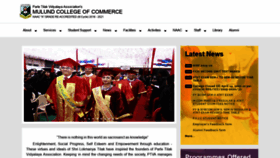 What Mccmulund.ac.in website looked like in 2020 (4 years ago)