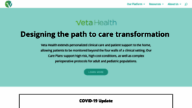 What Myvetahealth.com website looked like in 2020 (4 years ago)
